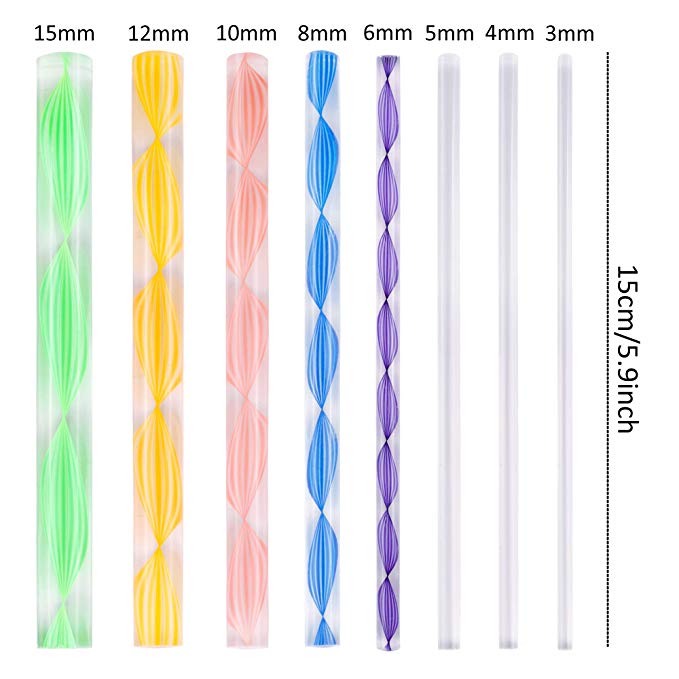 5PCS Nail Art Tools Mandala Dot Painting Tool Kit Mandala Stencils Dot Painting Pen Set Nail Rhinestones Tool: 8PCS