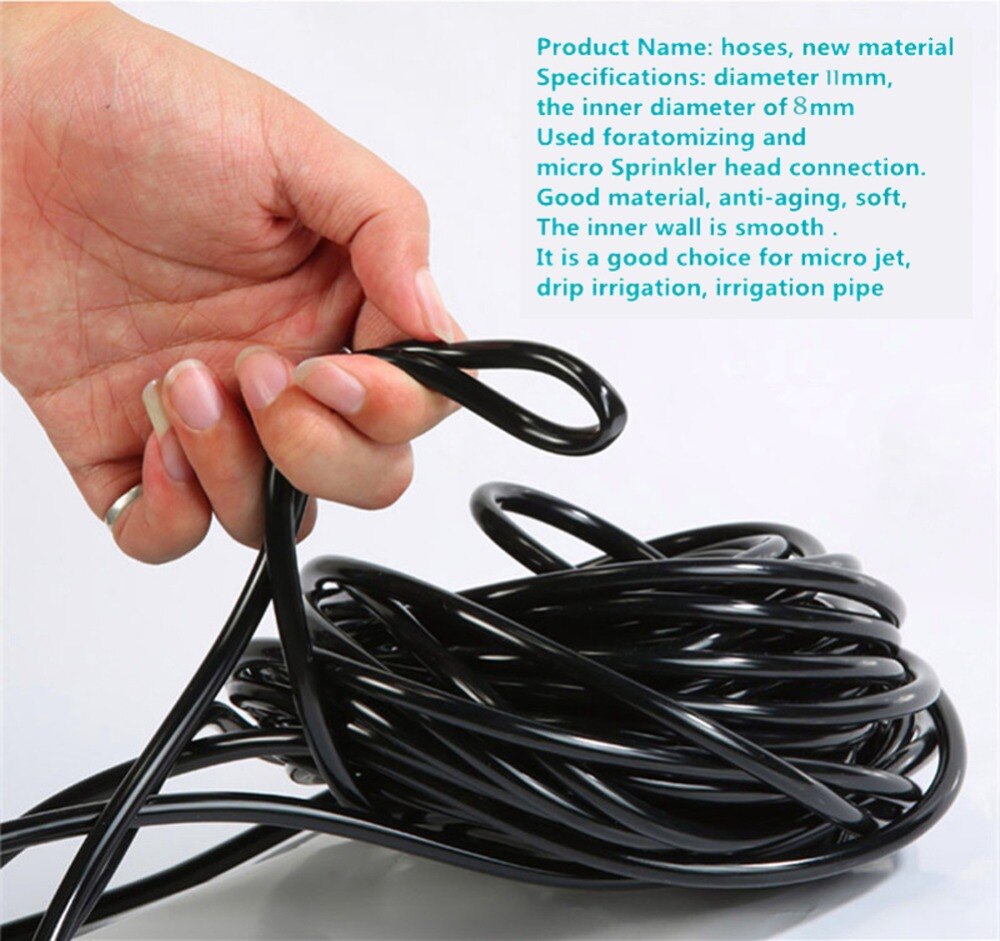 10m,20m 3/8 Inch PVC hose Plumbing Aquarium Drainage Tube Gardening Water Irrigation Supplies Air Tubing Pipe Hose
