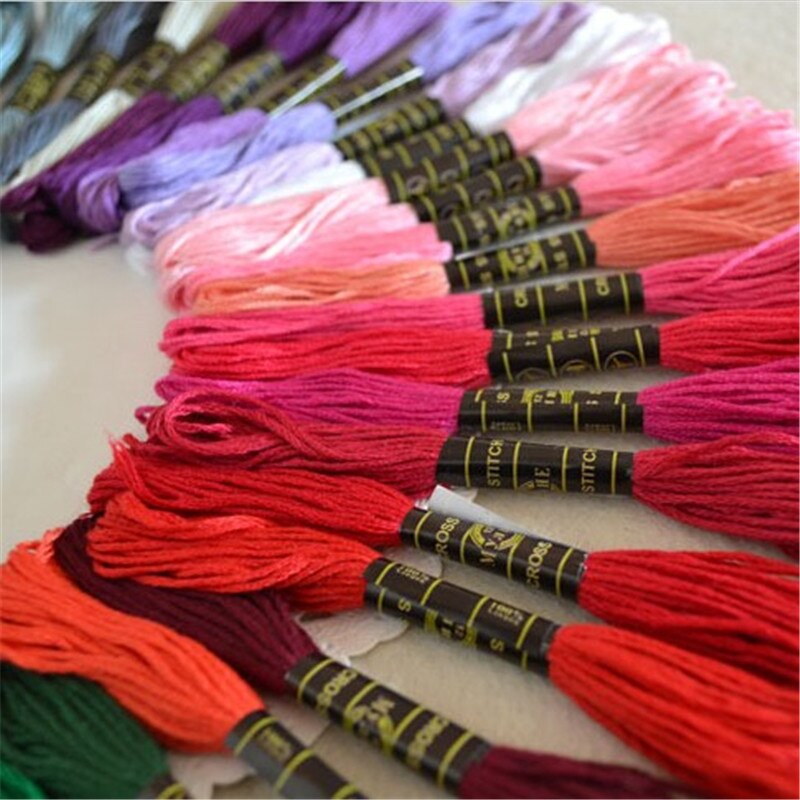 50 Colors Threads Cross Stitch Thread Diy Knitting Spiraea Home Handmade Floss Sewing Skeins Craft Knitted Embroidery Thread