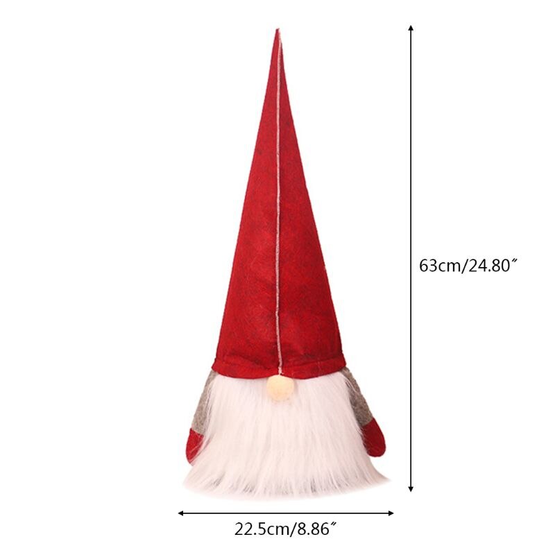 2 Stuks Kerstboom Topper Zweedse Gnome Santa Ornament Home Decoraties Q39B