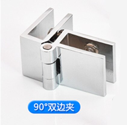 Cabinet Glass Door Hinges Wine Door Hinges Glass Hinges hardware Suitable for glass thickness 5-8mm. 90/180/0 degree: 90 degree double
