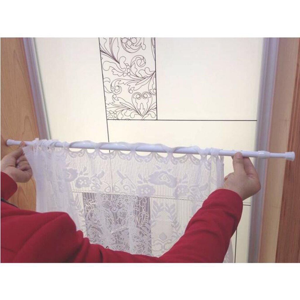 Japanese Noren Doorway Curtains Door Telescopic Spring Tension Rod 55-95cm