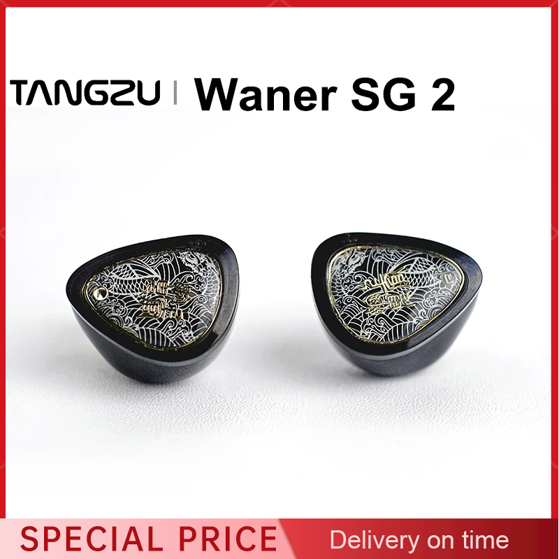 Tangzu waner 2nde generatie hifi-muziek in-ear oordopjes (iem) met 0.78mm stekkers en afneembare kabel 2
