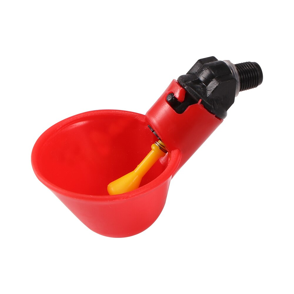 10Pcs Automatic Chicken Drinking Cups Rooster Hen Drinker Fountains Farm Animal Poultry Feeding Watering Supplies