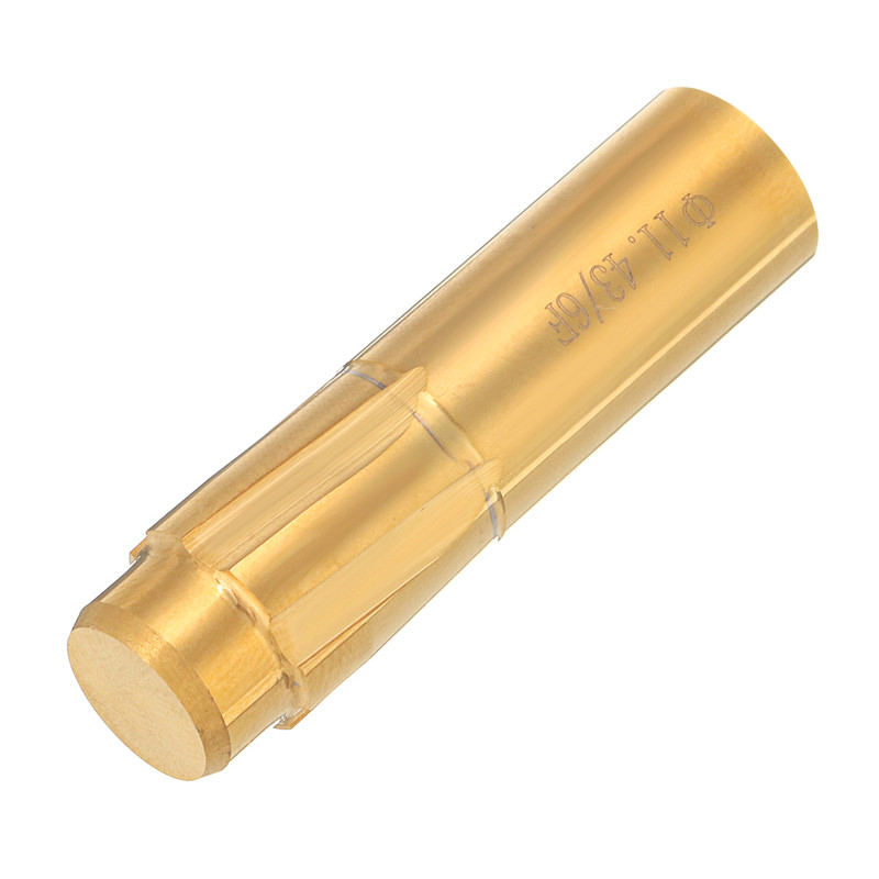 6 riller 5.5-11.43mm riller spiralrømmer tryk rifling knap kammer spiralformet maskinbrud værktøj tilbehør maskinrømmer