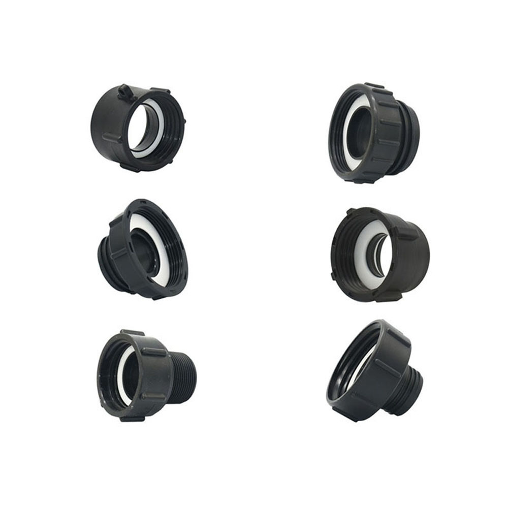 IBC Tank Adapter S60 x 1/2" 3/4' 1" 1.5 2" 63/75/80/100mm Thread Connector Ton Barrel Connect 1000 Liter IBC Tank Fitting
