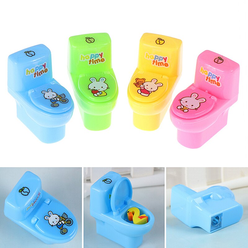 1PC Cute Owl Pig Hedgehog Hippo Plastic Pencil Sharpener Lovely Multiple Animals Stationery for School Kids
