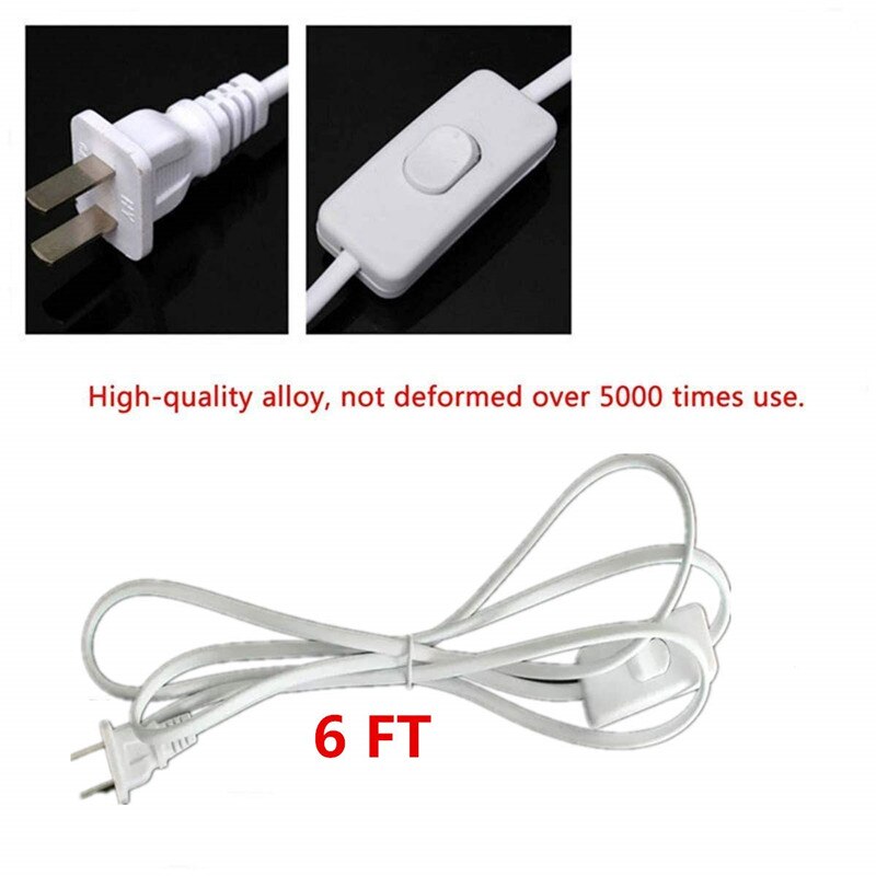 1.8M Black White Transparent Switch Cable Light Modulator Lamp Line Controller For Table wall lamp Electricity wire