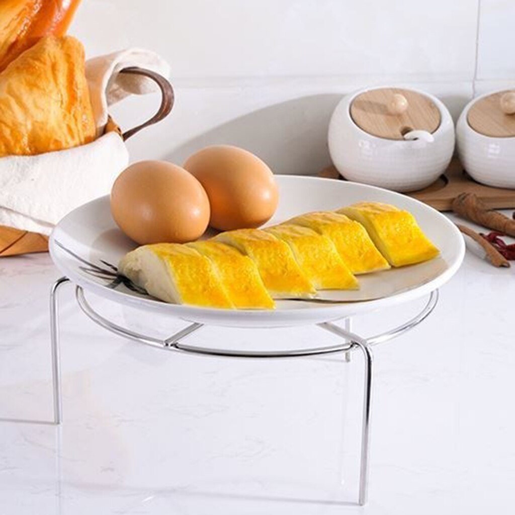 Stainless Steel Egg Steamer Rack Stand Food Steaming Basket,Multipurpose Vegetable Steamer Rack Stand