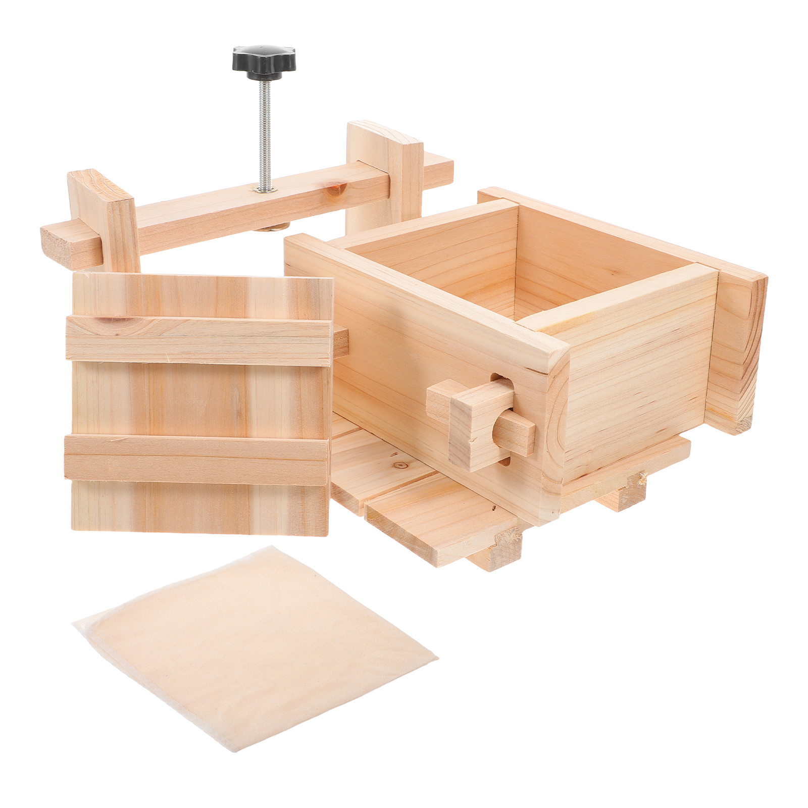 Molde para hacer Tofu, herramientas manuales de prensa, moldes para cuajada de frijol de madera, queso, pequeño Kit casero, cocina versátil de precisión