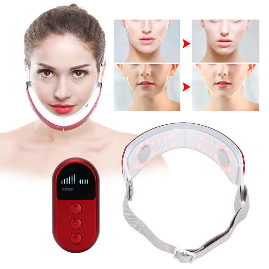 Máquina Eléctrica EMS para estiramiento de la piel, masajeador reafirmante, herramienta de belleza, terapia de fotones con vibración, estiramiento facial