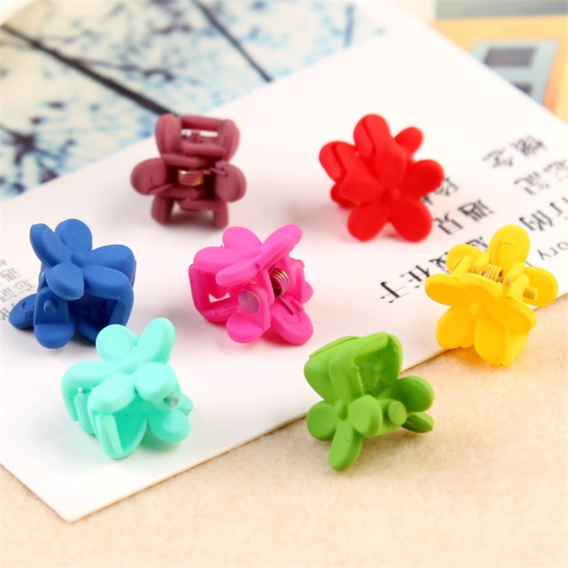 20pcs Cute Girls&#39; Hair Clips Children Snap Hair Clip Hair Accessories Safe Hairpins For Kids Girl Color cross bangs clip