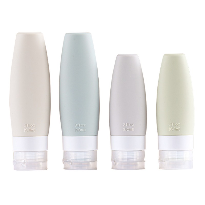 Vuotamattomat matkapullot setti matkasäiliöt matkakokoisille hygieniatuotteille kannettava litran säilytyspussi shampoovoide