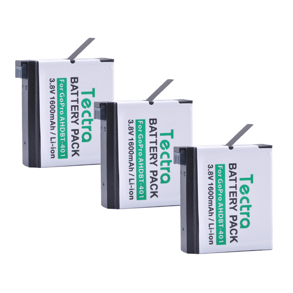 Batería de iones de litio AHDBT-401 Hero 4, cargador LED tipo C para Gopro HERO 4 negro/HERO 4 plateado: Verde