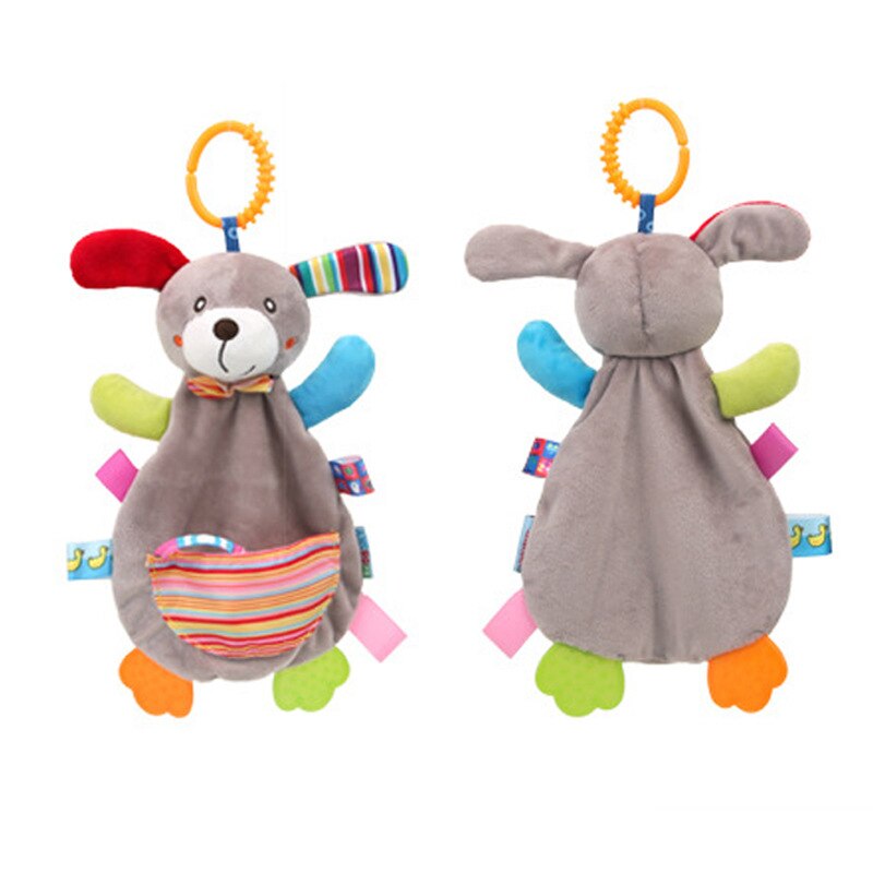 Baby Kalmeren Sussen Handdoek Pasgeborene Zachte Deken Sussen Handdoek Cartoon Dier Pop Pluche Troostende Speelgoed Pacificeren Handdoek