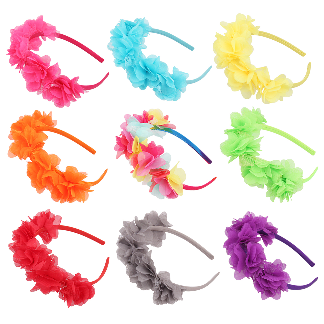 Simulation Flower Headband Girls Simple Sweet Flower Headband Children's Small Cute Headband Headwear
