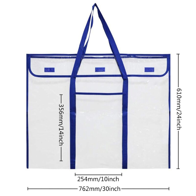 Bulletin Board Poster Art PVC Storage Pocket Chart with Accessories Pocket G88D