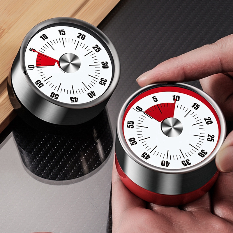 Magnetischer Küchentimer, Visueller Countdown-Timer mit Magnetrückseite, Mechanischer Timer zum Kochen, Backen, Lernen, Verwendung