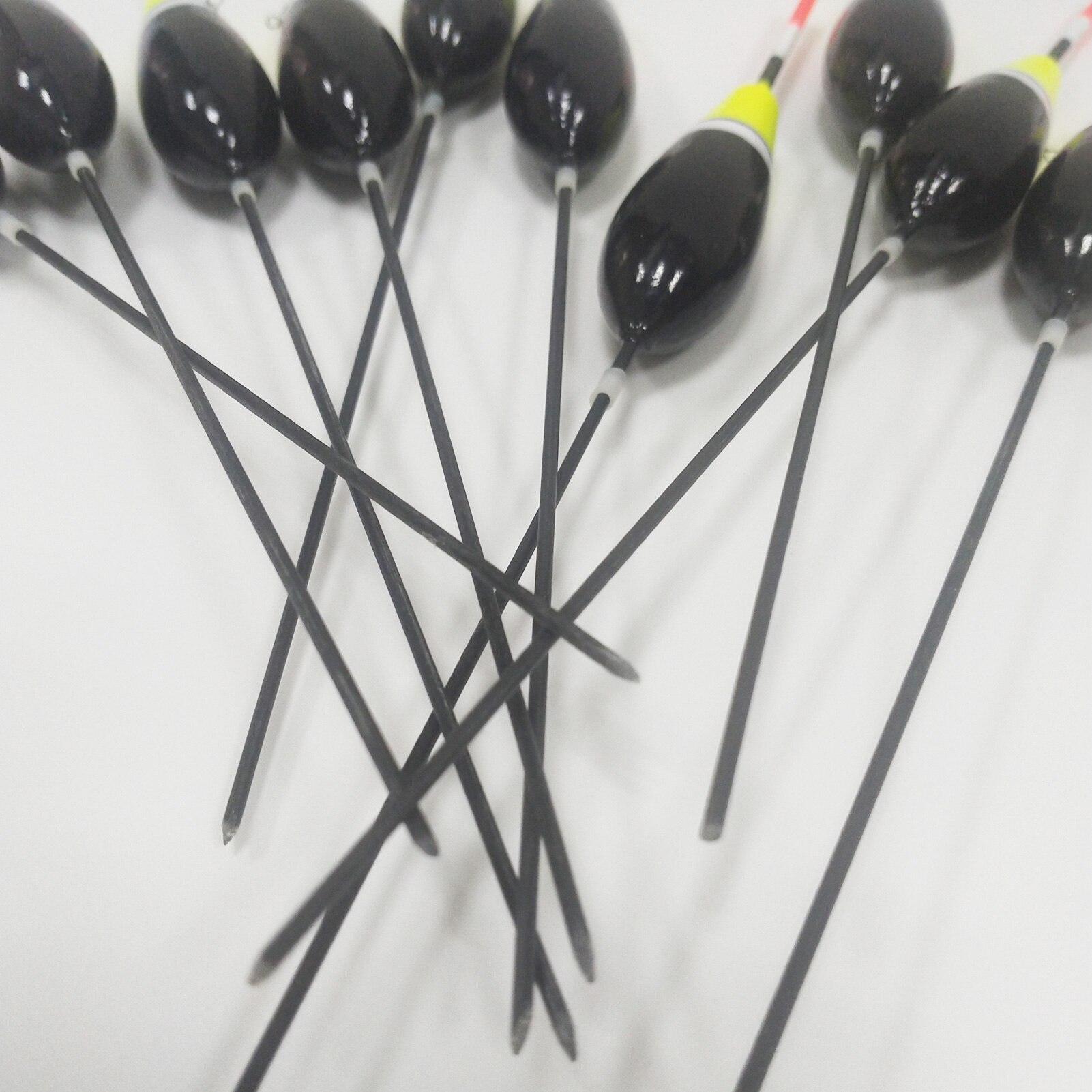 Kit de flotteurs de pêche en liège, 30 pièces, Balsa éclairé, queue longue de 17.5cm/18.5cm, 2g + 3g + 3g