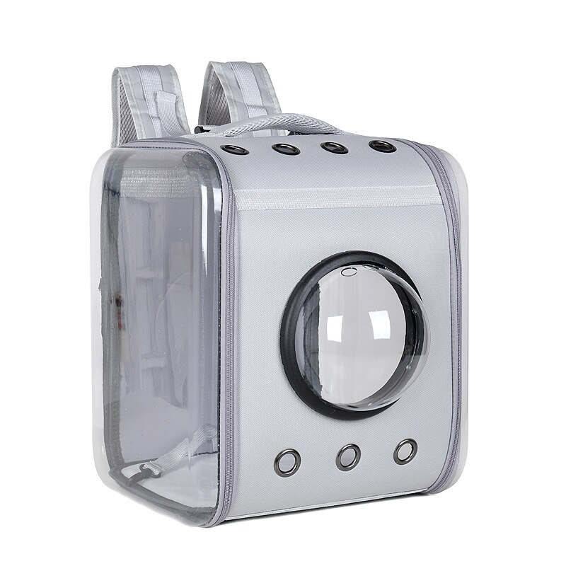 Moorpet – sac à dos pour chat à sortir, sac Portable pour chat, sac pour chien, grande capacité, deux boîtes pour chat, Capsule d'espace, bonne , plusieurs couleurs: gray