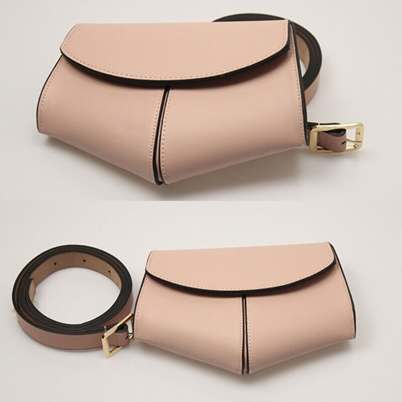 neueste Heiße Damen Fanny Taille Fanny Pack Frauen PU Leder Gürtel Tasche Lässig Brust Beutel Schlange Haut Gedruckt Tasche