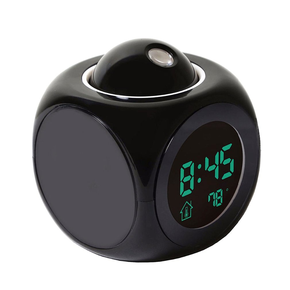 Multifunctional Projection Report Clock Led Lamp Projection Alarm Clock Voice Report Clock Projection Clock