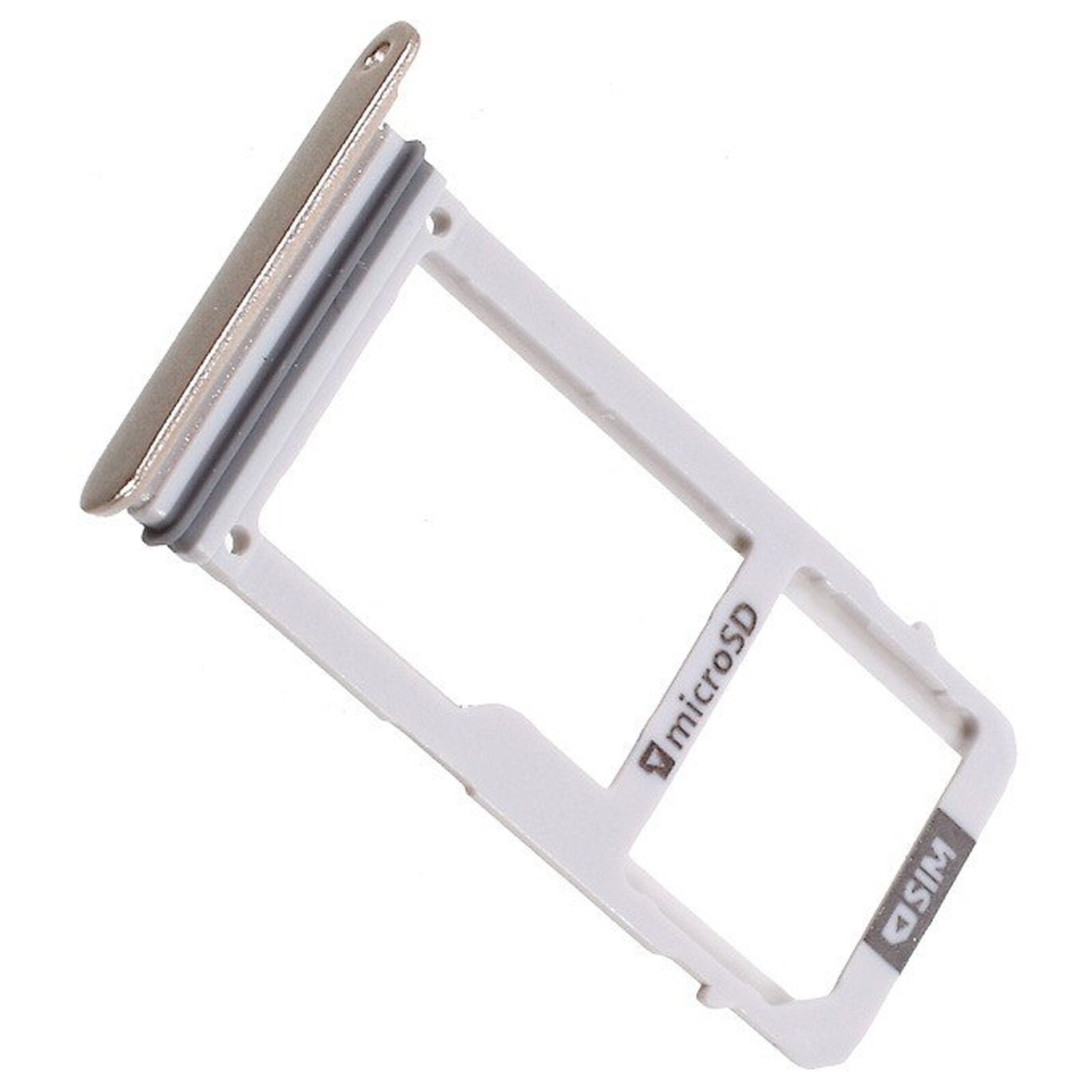 Plateau Sim doré pour Samsung Galaxy A3 A320F
