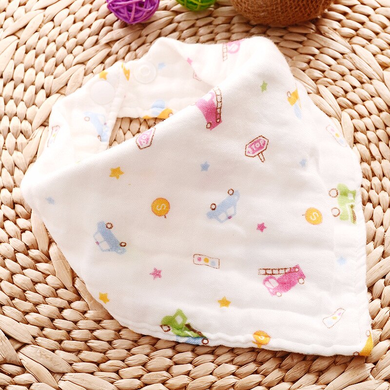 8-Layer Mousseline Slabbers 100% Natuurlijke Katoen Zachte Baberos Bebe Animal Bandana Zuigeling Kiel Burp Doek Voeden Speeksel handdoek