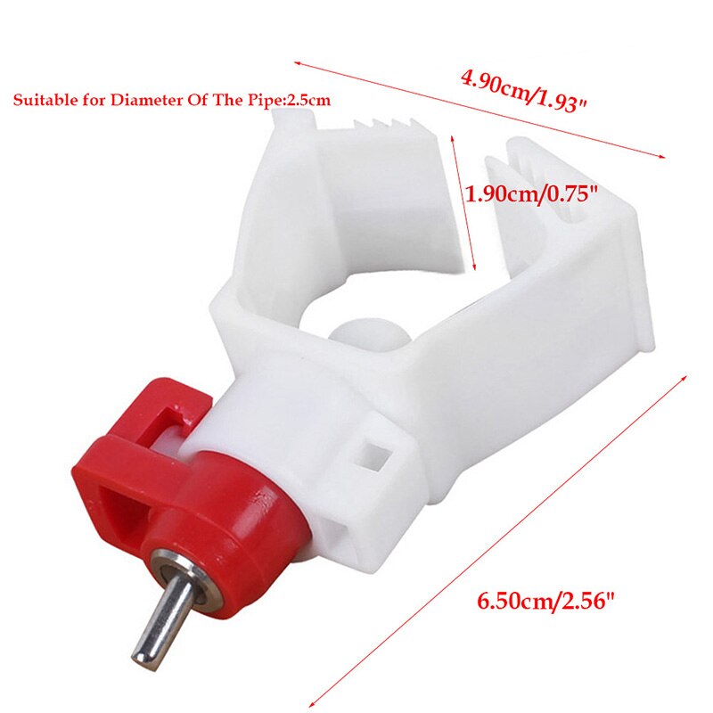 5 stuks Pluimvee Automatische Tepel Water Drinker Feeder voor Kippen Ganzen Eend