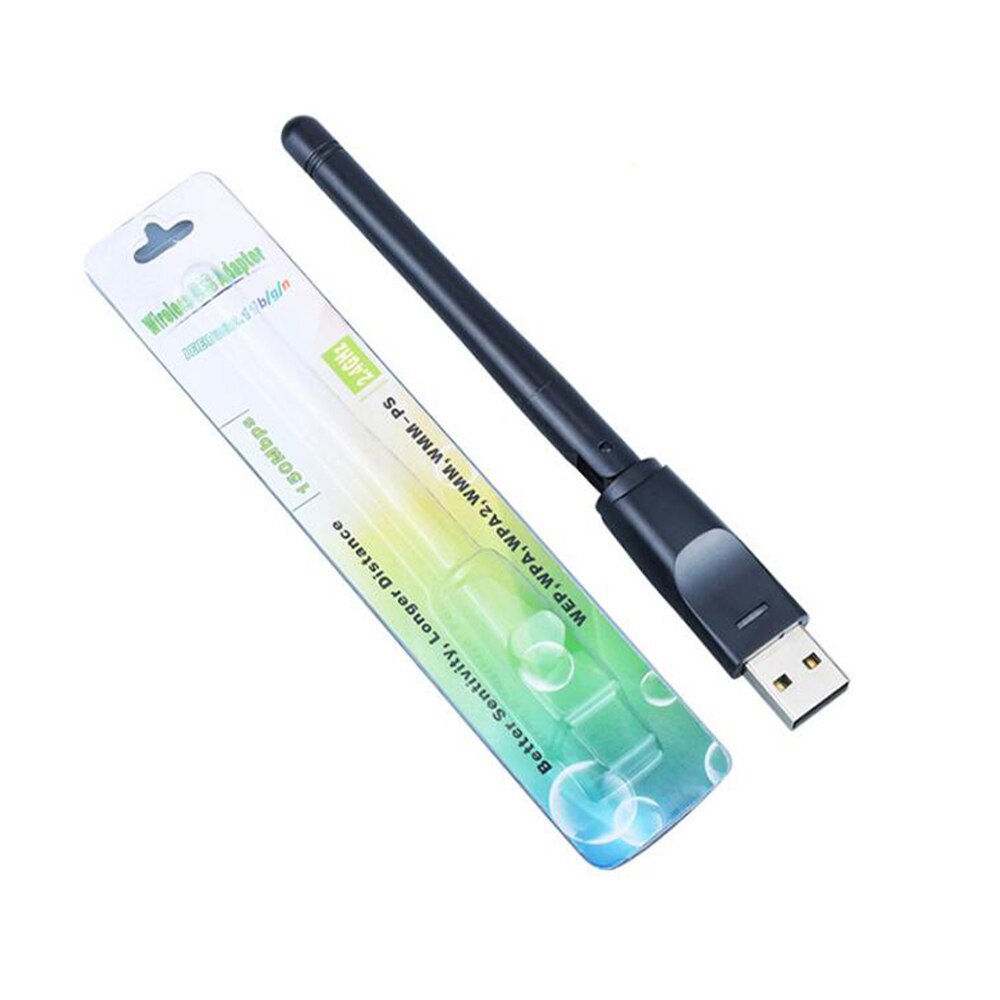 [ 10 st]  rt5370 5370 wifi ralink chip polybag packning 150 mbps 2.4 ghz 802.11b/ g / n usb 2.0 roterbar trådlös usb wifi antenn