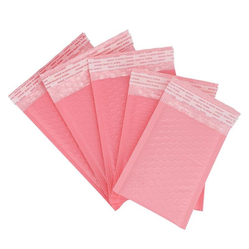100Pcs/Lot Pink Foam Envelope Bags Self Seal Mailers Padded Envelopes With Bubble Mailing Bag Packages Bag