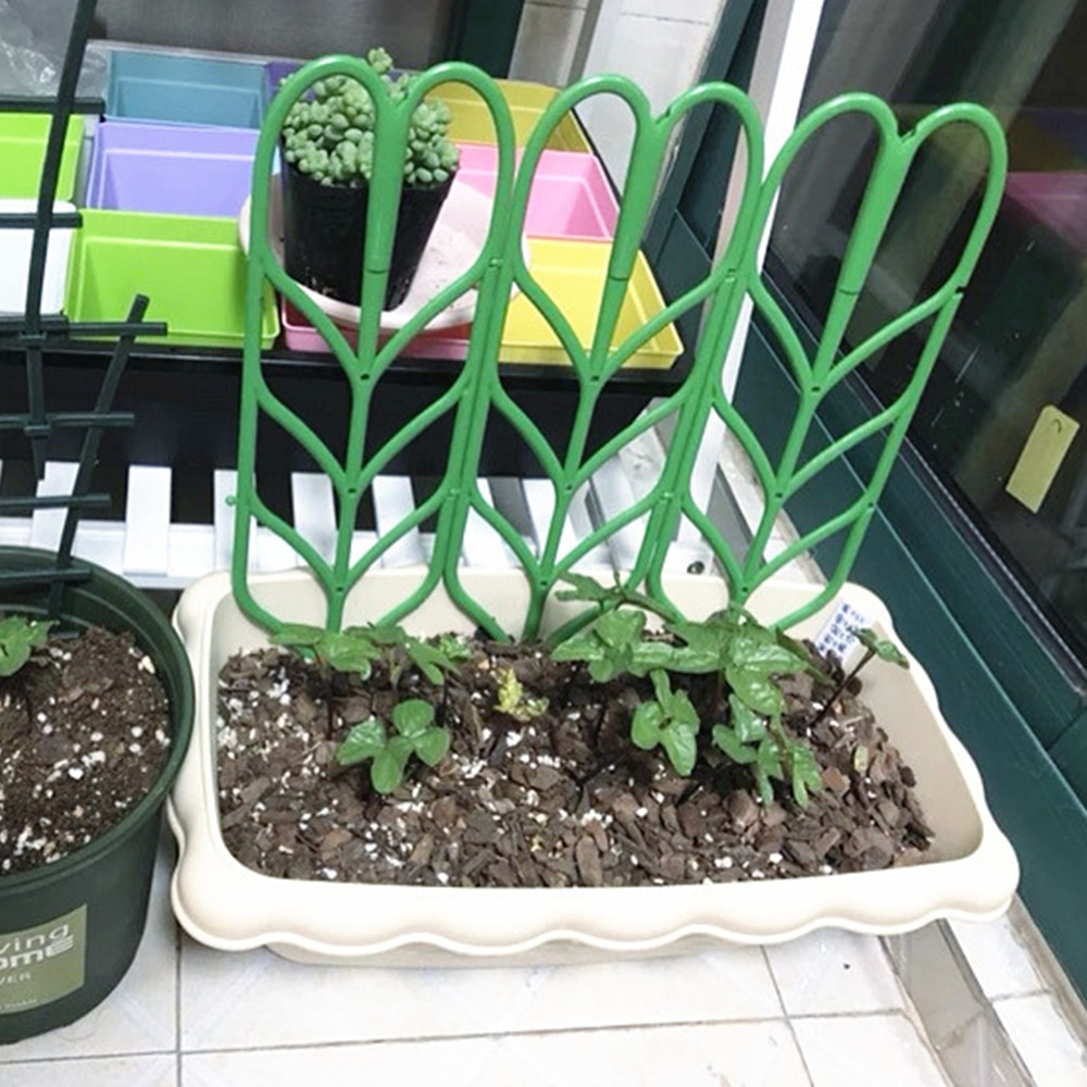 Mini marco para herramientas de jardín, soporte para plantas artificiales trepadoras, para flores, enrejados, 3 unids/lote