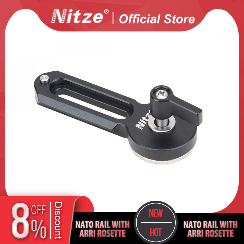 NITZE NATO RAIL con ARRI ROSETTE (3 "/76 MM) - N49-NR3