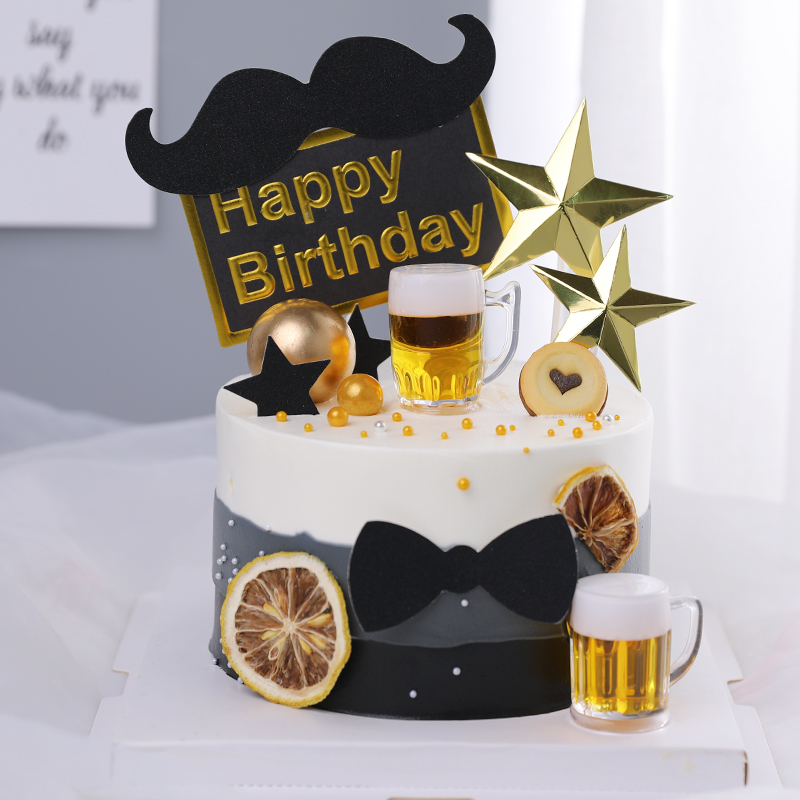 Decoración Para tarta de feliz Día del Padre, decoración para tarta de cumpleaños, temática del mejor héroe de papá y padre, suministros DIY 2022