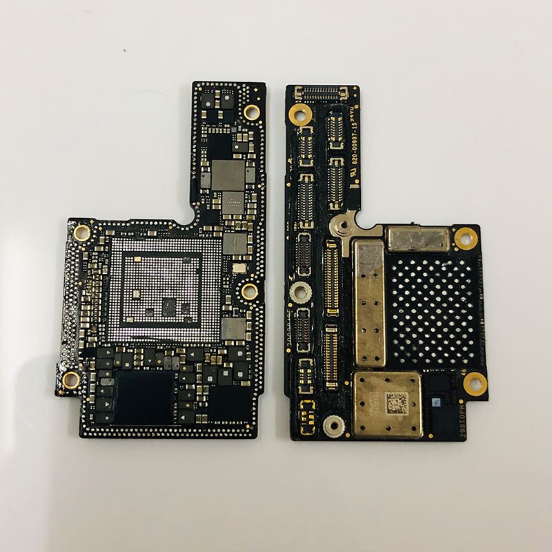 For iPhoneX logic board xs xsmax polishing CPU board bottom iPhone11 11Pro Max switching CPU baseband cutting CNC board: XS-upper