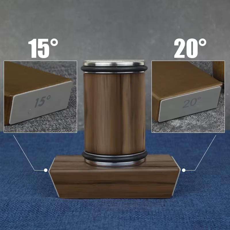 Rolling Knife Sharpener Magnetic Knife Holder Diamond Sharpening Stone 15 & 20 Degree Roller Sharpening for Kitchen Knives Tool