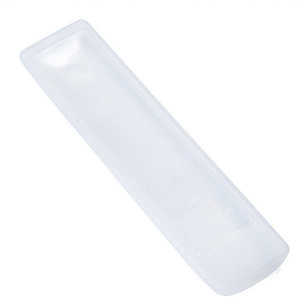 Funda transparente de silicona impermeable para Control remoto de TV, bolsa protectora de almacenamiento, organizador de aire acondicionado, a prueba de polvo: 21.5cm x 5cm