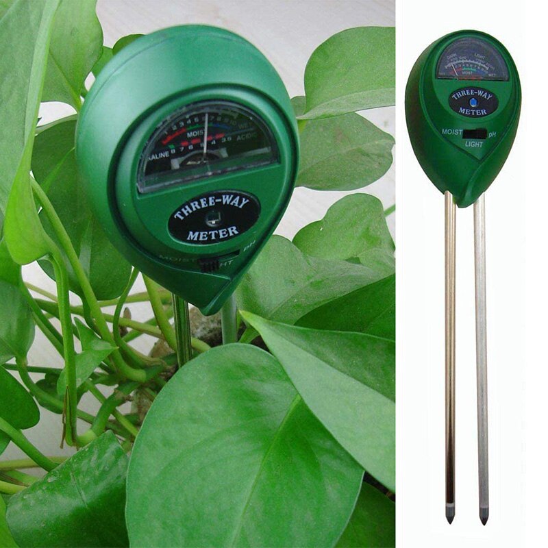 3-In-1 Soil Tester Kit for Moisture, Light PH Soil Meter, Pack of 2 Plant Care Soil Test Kit for Garden, Farm, Lawn