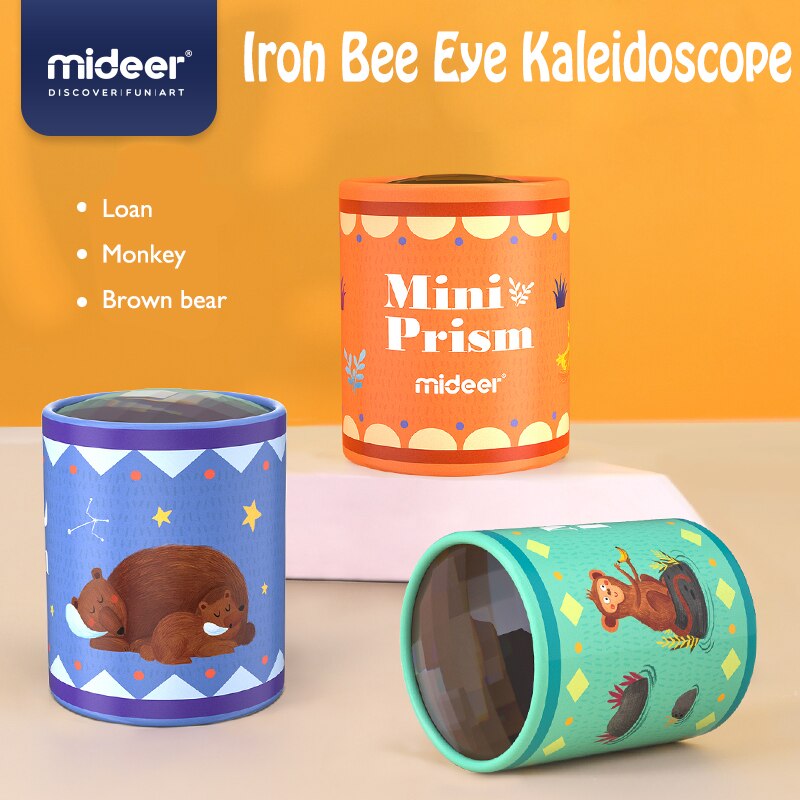 MiDeer Classic Toys Kaleidoscope Kids Toys Kaleidoscope Fancy Color World Educational Toys for Children Birthday