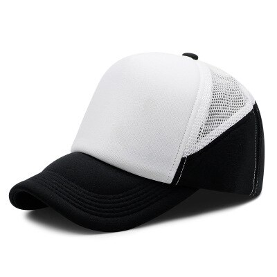 Pcfddr heren en dames zonnebrandcrème ademende zonnehoed warme baseball pet stereotype de en katoenen verdikte hoed.: Wit