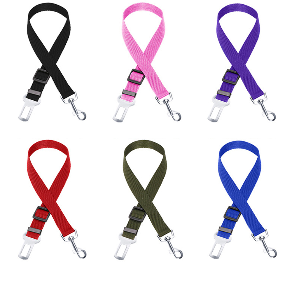 Verstelbare Pet Autogordel Puppy Kitten Voertuig Beveiliging Harness Leash Kat Hond Autogordel Reizen Tractie Riem Lood clip