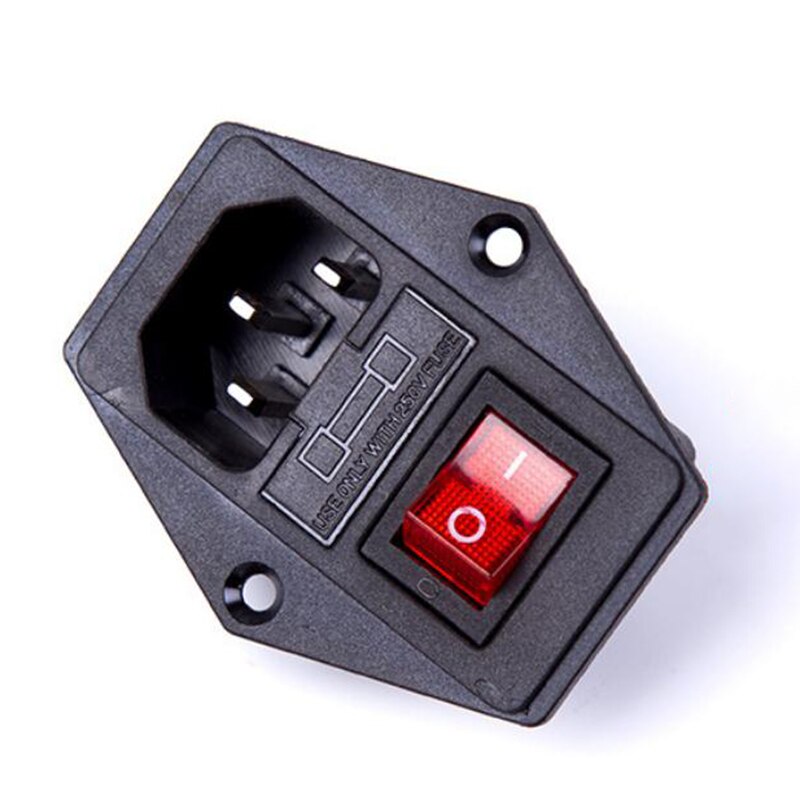 MAYITR 1pc 3 Pin Sockets Switch Connector 10A 250V Durable Power Rocker Switches For Car Boat Light Instrument