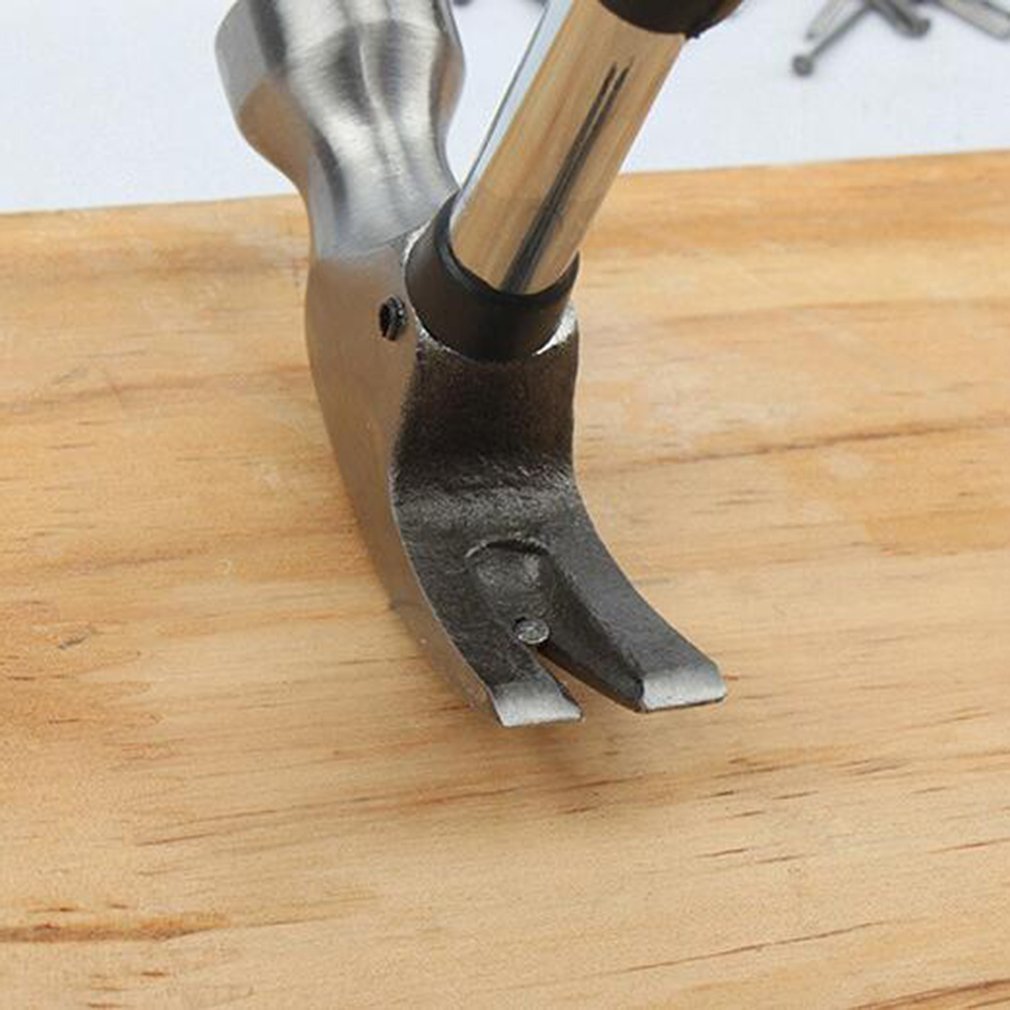 Rundhoved plasthåndtag magnetisk klohammer til træbearbejdning og elektronisk værktøj mini hammer gummihammerværktøj