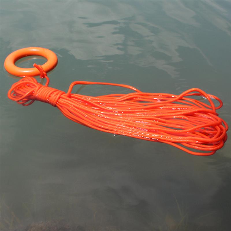 30 meter bundt diameter 8mm livline flydende ring armbånd flydende reb vand redning snorkling reb