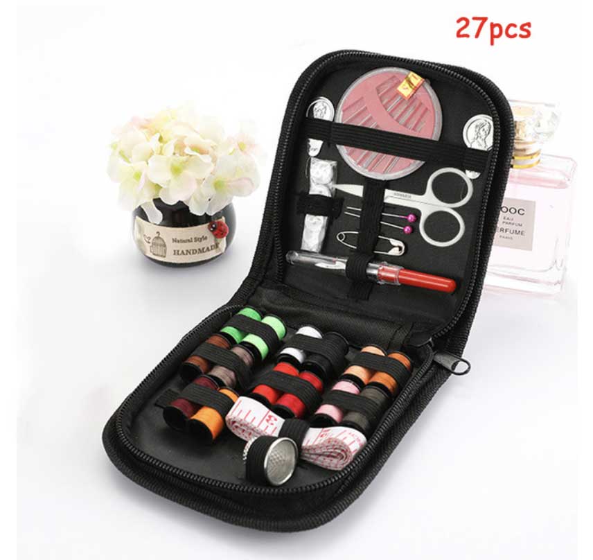 INNE Sewing Accessories Seam Needlework Stitch Tools Supplies Knitting Needles Scissors Kit Material Instruments Box Embroidery