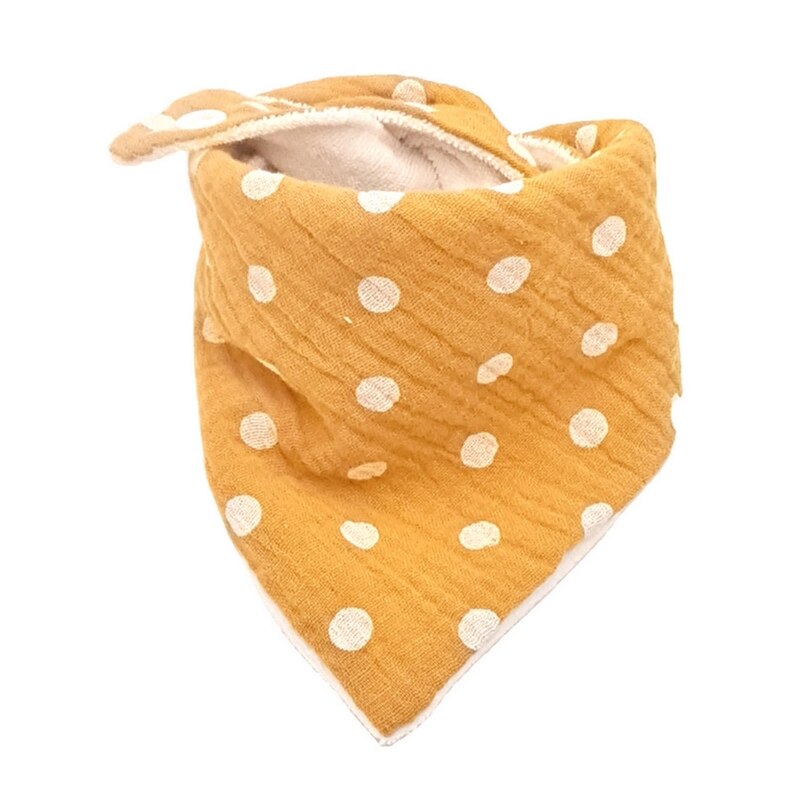 Bébé alimentation bavoirs doux gaze salive serviette enfant en bas âge Triangle écharpe roter tissu