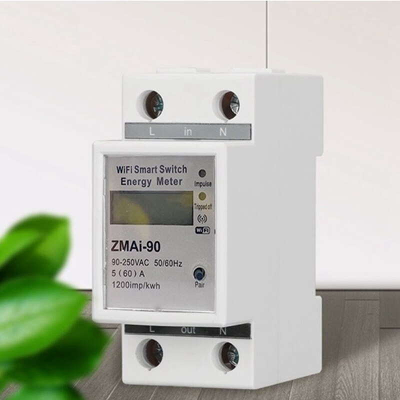 Wifi Smart Meter Switch Power Consumption Energy Monitoring Meter 110V 220V Smart Life/Tuya App Remote Control
