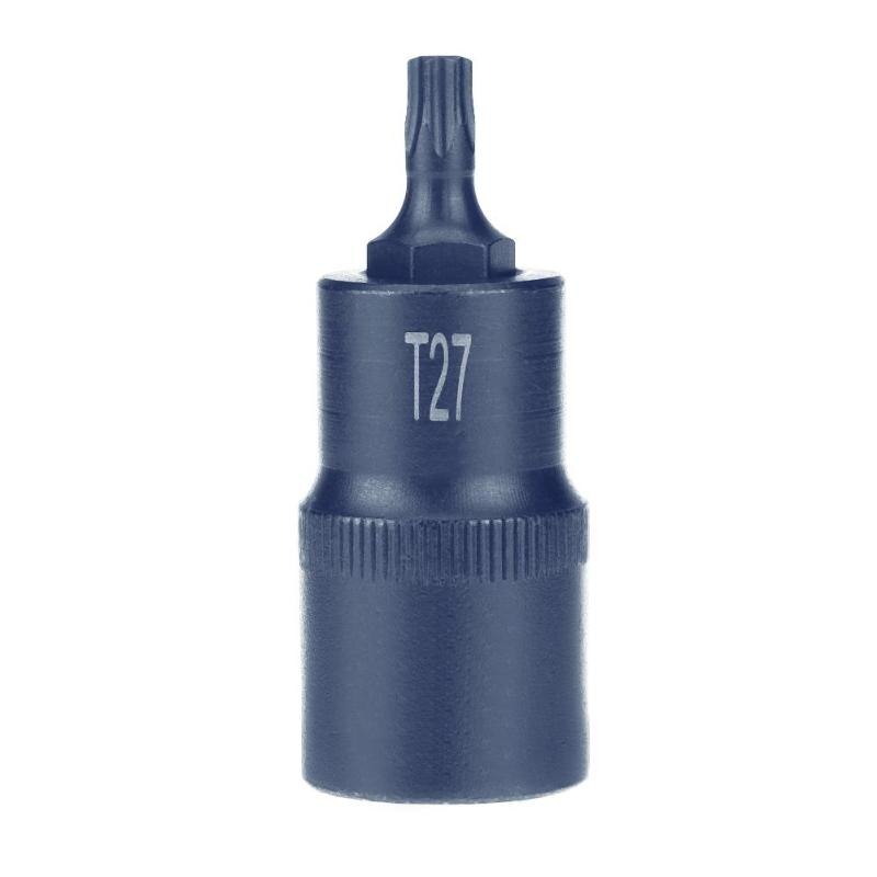 Tournevis torx, adaptateur pour 1/2 embouts de douille, jeu d'outils à main pour  t20 t25 t27 t30 t35 t40 t45 t50 t55 t60 t70 douilles