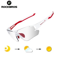 ROCKBROS Radfahren Photochrome Gläser UV400 Im Freien Sport Sonnenbrille Fahrrad Herren Rahmenlose Brille Technische Brillen