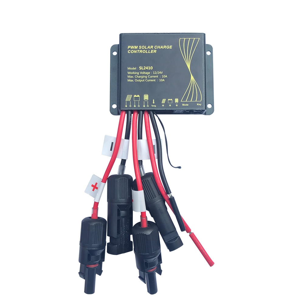 Solar Controller 10A 12V 24V Solar System Battery Equalizer Battery Balancer Chargerfor li-ion Lead Acid Battery